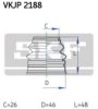 SKF VKJP 2188 Bellow Set, steering